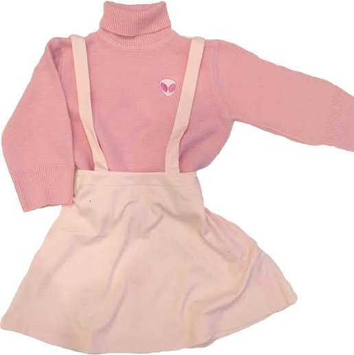 aesthetic pink outfit